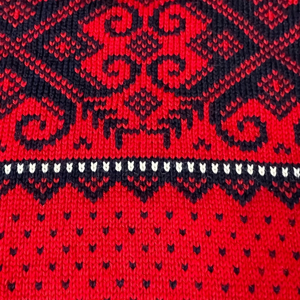 Dale of Norway Vintage Fair Isle Wool Sweater Nordic Ski Knit Size M - Picture 2 of 6